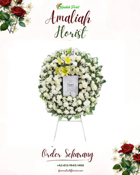 Krans Bunga Duka Seri Jabo Baru